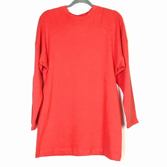 Free People Beach Coral Coverup Dress S EUC